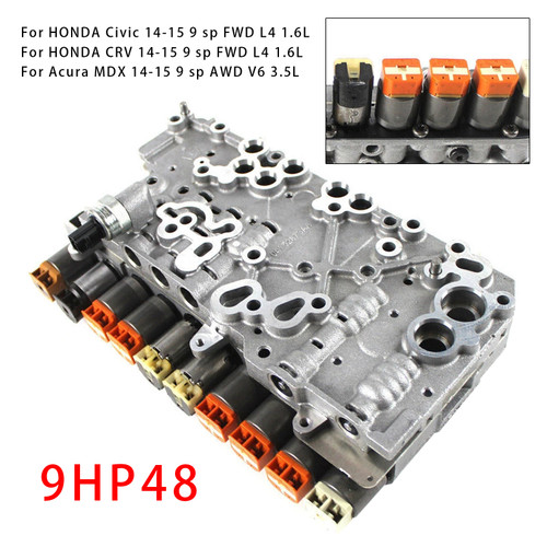 2013-2015 Chrysler Jeep Cherokee Renegade Transmission Valve Body 10 Solenoids 9HP48 Generic