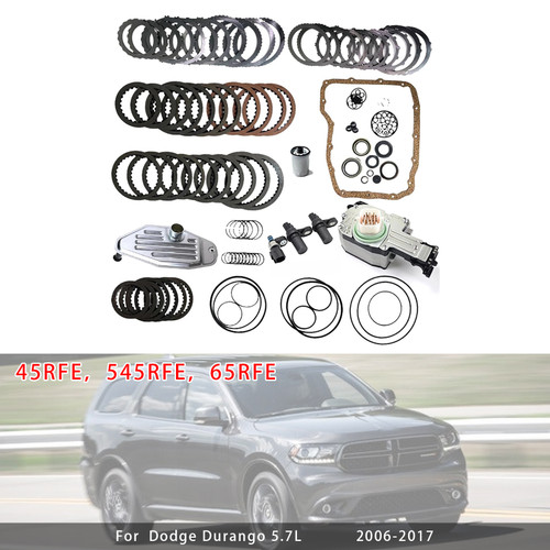 2006-2007 Mitsubishi Raider 4.7L Transmission Master Rebuild Kit & 4WD Filter Friction Steel 45RFE 545RFE 65RFE Generic