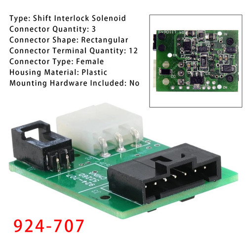 2006-2010 Ford Mercury Select Models Shift Interlock Solenoid 924-707 Generic