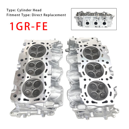 2012-2015 2PCS Cylinder Head 1GR-FE With Secondary Air Injection Generic