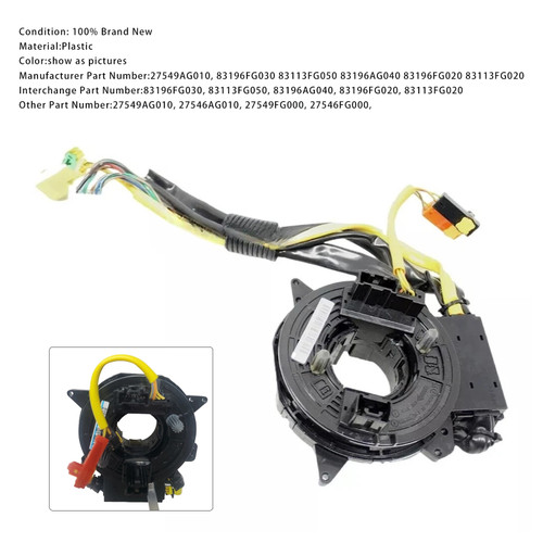 2008-2014 Subaru lmpreza WRX Steering Wheel Clock Spring 83196FG030 Generic