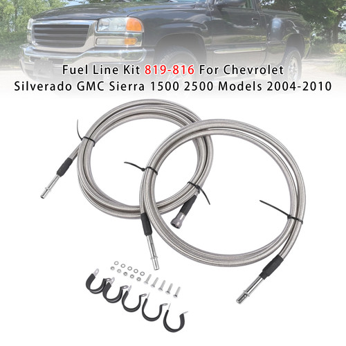 2004-2010 Chevrolet Silverado GMC Sierra 1500 2500 Models Fuel Line Kit 819-816 Generic