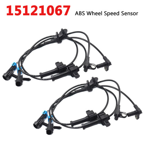 2007-2014 Cadillac Escalade ESV EXT Rear Left and Right 2*ABS Wheel Speed Sensor 15121067 Generic