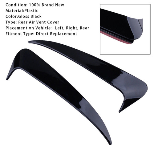 2014-2019  Benz C Class W205 C43 C63 Rear Air Vent Cover Gloss Black Generic