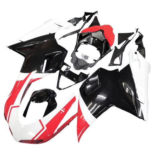2007-2011 Ducati 1098 1198 848 Amotopart Fairings Red Black Customs Fairing