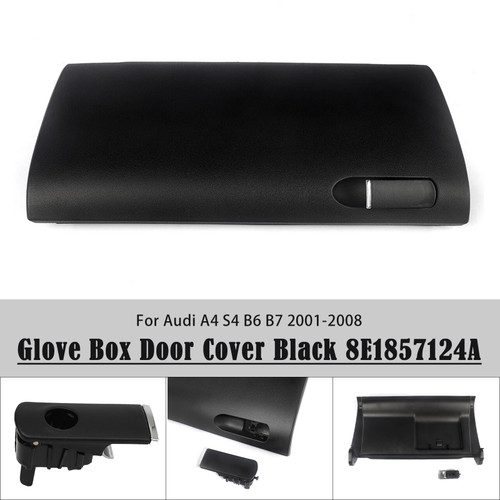 2001-2008 Audi A4 S4 B6 B7 Glove Box Door Cover Black 8E1857124A Generic