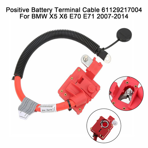 2007-2014 BMW X5 X6 Positive Battery Terminal Cable 61129217004 Generic