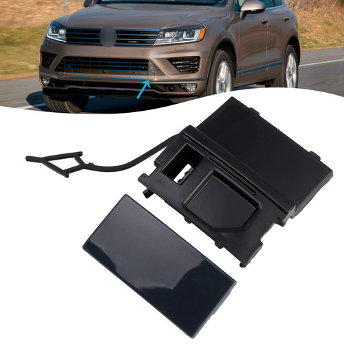 2014-2018 VW Touarge Car Front Left Bumper Tow Hook Eye Cover Cap 7P6807185A Generic