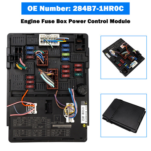 2013-2019 Nissan Versa 1.6L Engine Fuse Box Power Control Module 284B7-1HR0C Generic