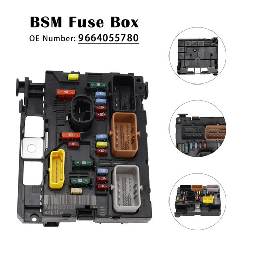 Peugeot 207 307 406 Partner BSM L11 9664055780 Fuse Box Generic