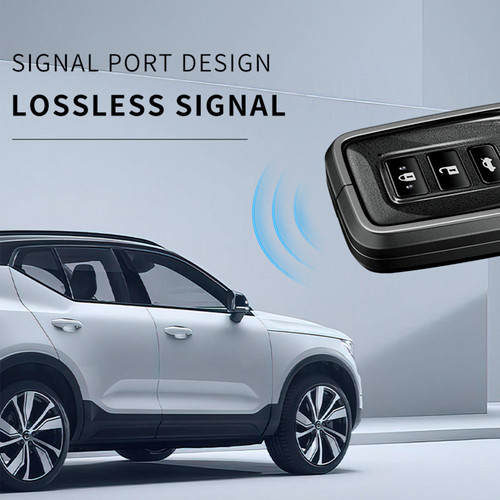 Lexus IS GS ES RX RC NX LS LX Alloy Aluminum TPU Soft Film Car Key Gray Case Cover Generic