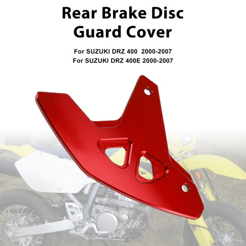 2000-2024 SUZUKI DRZ 400/E/S/SM Rear Brake Disc Guard Cover DR-Z400SM Red Generic