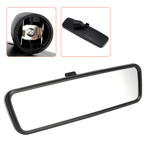 Skoda Fabia Octavia Superb Rear View Interior Mirror Glass 3B0857511G Black Generic