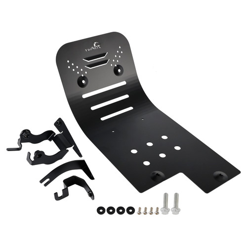 2023-2025 Shotgun 650 Super Meteor 650 Black Aluminum Sump Guard Skid Bash Plate Fit Generic