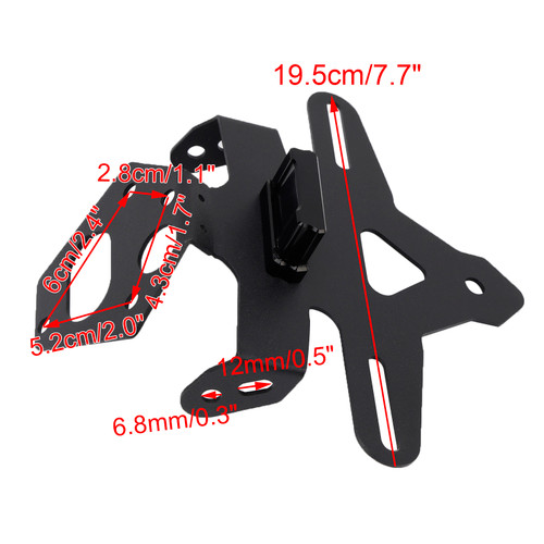 2020-2025 Street Triple 765 R/RS License Plate Bracket Generic