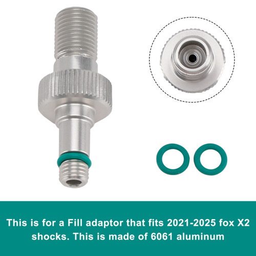 2021-2025 Air Fill Adaptor- clone of fox #803-01-826-Rezi end For Fox X2/DHX2
