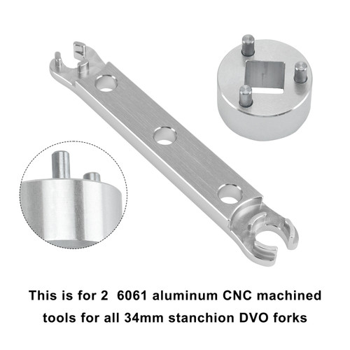 Lower Cap Removal Wrench. Tool for Rebuild of Saphire/Onyx/Diamond fork/DVO Fork
