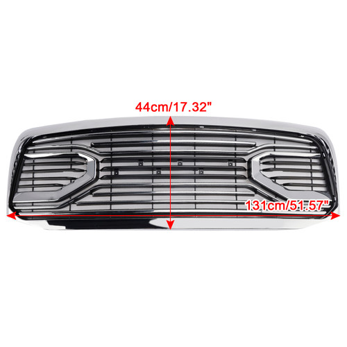2006-2009 Dodge RAM 1500 2500 3500 Chrome Front Upper Grille With Letter Generic