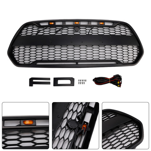 2015-2019 Ford Transit 150 250 350 350H Front Bumper Grille Matte Black Generic