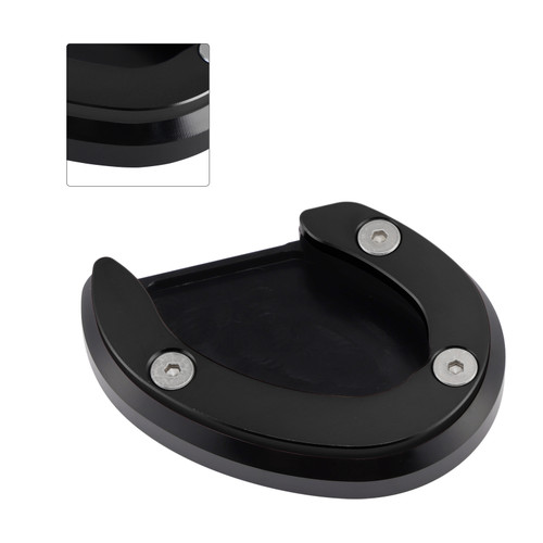 Kickstand Enlarge Plate Pad fit for Bonneville Bobber T100 T120 18-20 Black