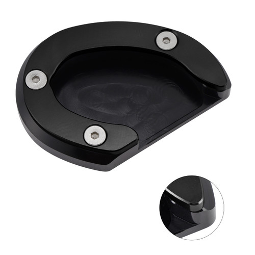 Kickstand Enlarge Plate Pad fit for Bonneville Bobber T100 T120 18-20 Black