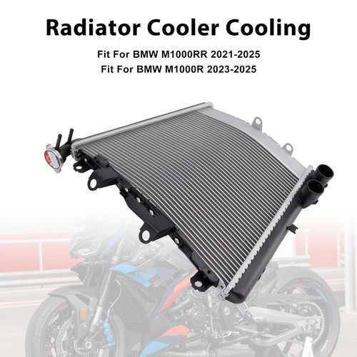 2021-2025 BMW M1000R S1000R Radiator Cooler Cooling Silver Generic
