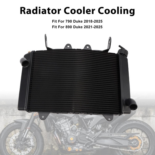 2018-2025 790 Duke 890 Duke Radiator Cooler Cooling Black Generic