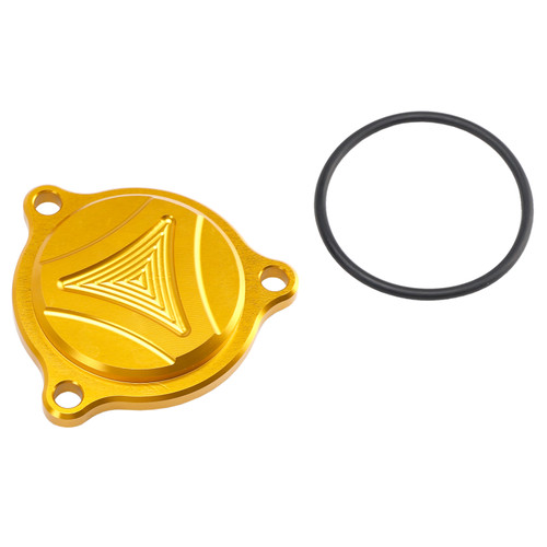 2005-2025 Suzuki DRZ400 DRZ400E DRZ400S DRZ400SE Engine Oil Filter Cover Cap Gold Generic