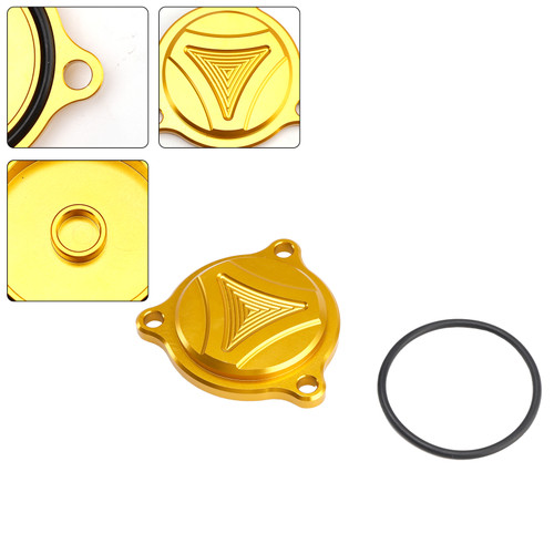 2005-2025 Suzuki DRZ400 DRZ400E DRZ400S DRZ400SE Engine Oil Filter Cover Cap Gold Generic
