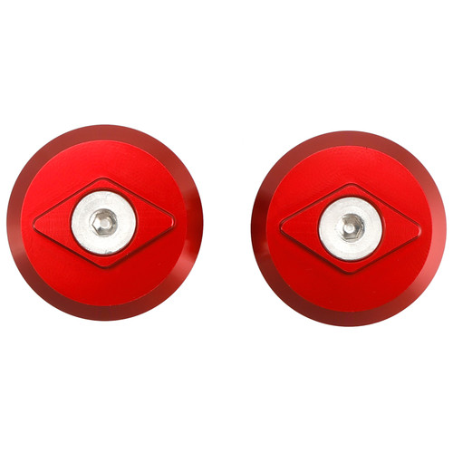 2024-2025 Kawasaki Z EX 500 Ninja Aluminum Frame Plugs Left and Right Red Generic