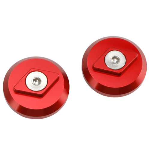 2024-2025 Kawasaki Z EX 500 Ninja Aluminum Frame Plugs Left and Right Red Generic