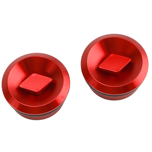 Honda CB150R/ CB250R/ CB300R Aluminum Frame Plugs Left and Right Red Generic