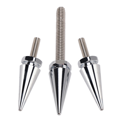 2014-2025 3x Spike Windshield Bolts in Silver For Touring Electra Glide Street Glide Generic