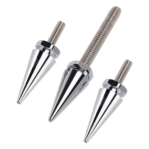 2014-2025 3x Spike Windshield Bolts in Silver For Touring Electra Glide Street Glide Generic