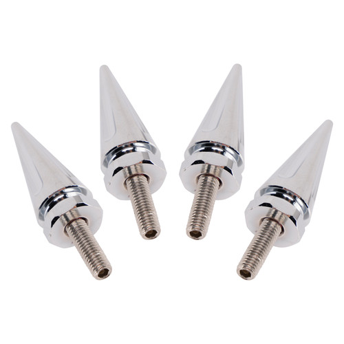 2015-2025 Touring Road Glide FLTR 4x Silver Spike Windshield Fairing Bolts Generic