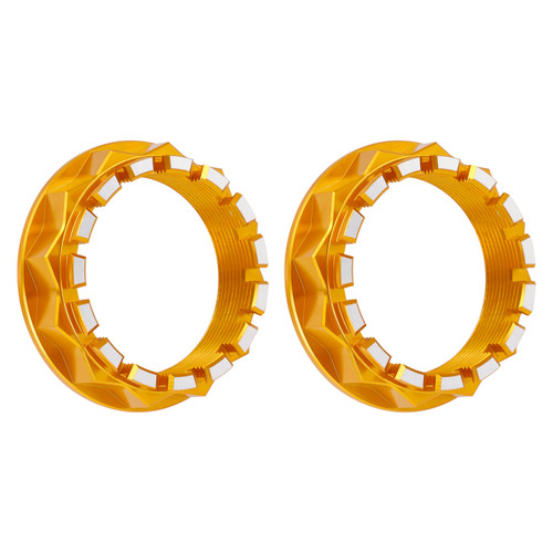 2007-2024 Ducati 1098 1198 Panigale 1199 1299 V2 V4 Diavel 2x Rear Wheel Axle Nut Gold Generic