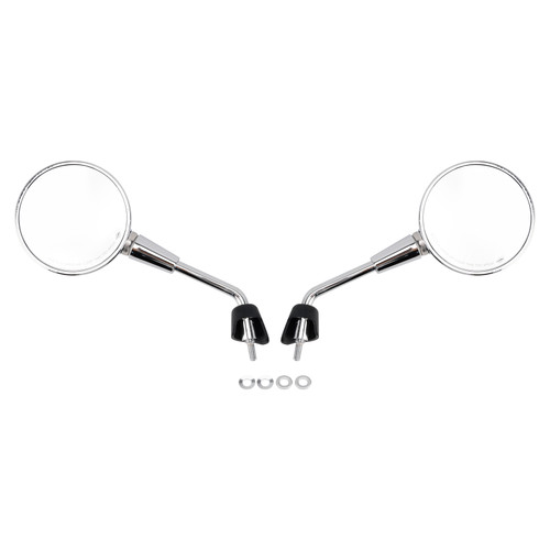 2014-2020 Vespa Sprint 50 Rearview Mirrors Left and Right M8 Shorty Chrome Generic