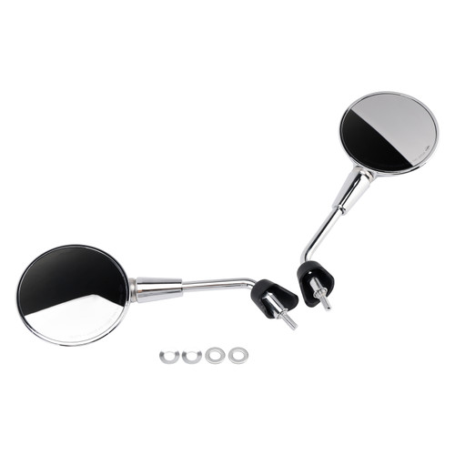 2014-2020 Vespa Sprint 50 Rearview Mirrors Left and Right M8 Shorty Chrome Generic