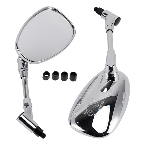 2006-2011 Suzuki GSR 600 Rearview Mirrors Left and Right M10 Chrome Generic