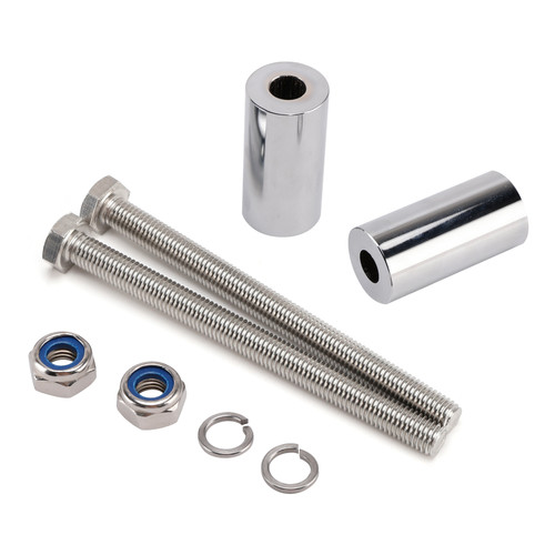 1987-2021 Kawasaki Vulcan 800 900 1500 Nomad 1600 2000 CNC 2" inch Handlebar Risers Silver Generic