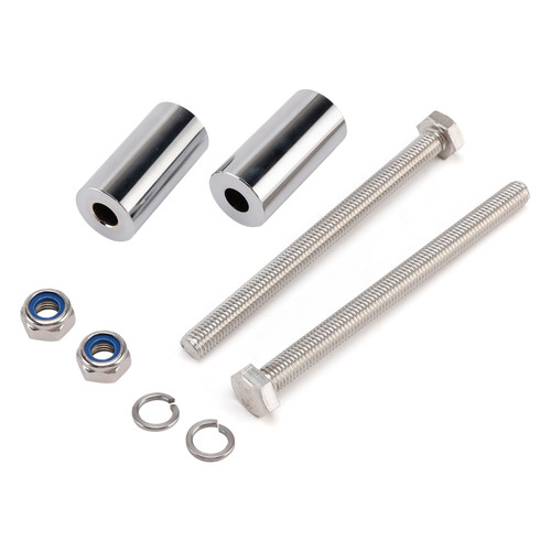 1987-2021 Kawasaki Vulcan 800 900 1500 Nomad 1600 2000 CNC 2" inch Handlebar Risers Silver Generic