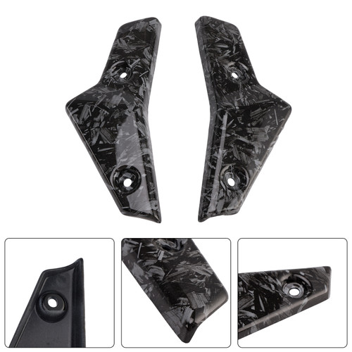 2020-2022 Triumph Street Triple 765 R/RS Radiator Cover Panel Black Forge Generic