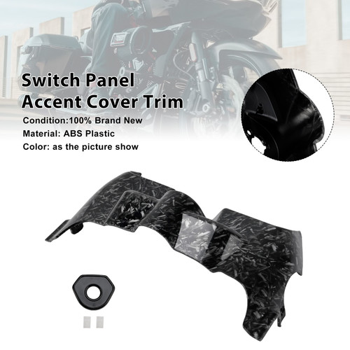 2023-2025 Harley Touring Electra Street Glide Switch Panel Accent Cover Trim Forge Generic