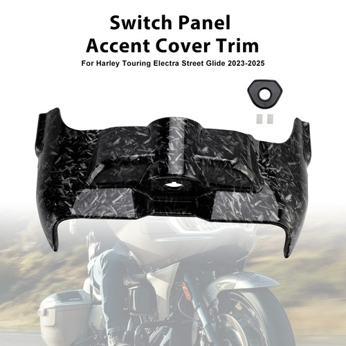 2023-2025 Harley Touring Electra Street Glide Switch Panel Accent Cover Trim Forge Generic