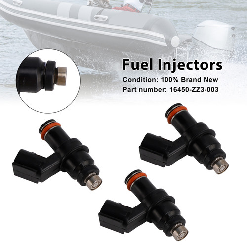 Honda Outboard 3PCS Fuel Injectors 16450-ZZ3-003 Generic
