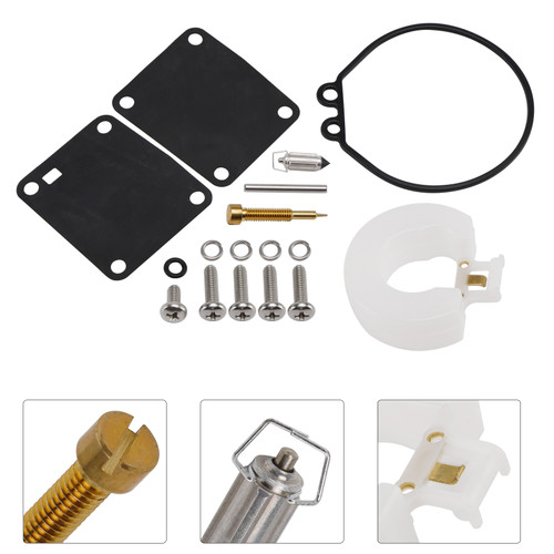 Carburetor Carb Rebuild Kit for Yamaha 6hp 8hp Nissan 5hp 8hp 11502M 369-871221