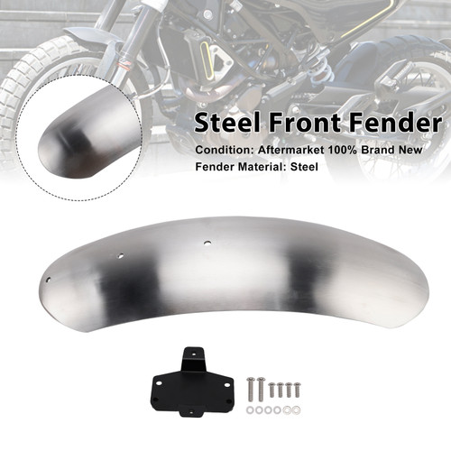2019-2023 Husqvarna Svartpilen 125 250 401 Steel Front Fender Mudguard Primary Generic