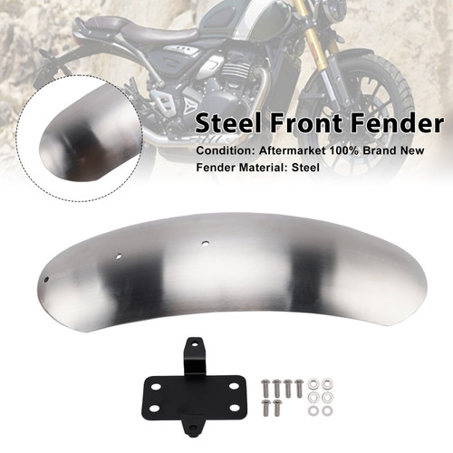 2023-2025 Triumph Scrambler 400X Steel Front Fender Generic