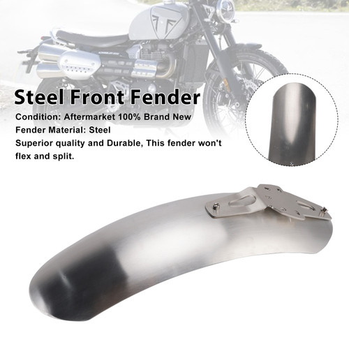 2019-2025 Triumph Scrambler 1200X 1200XC 1200XE Steel Front Fender Generic