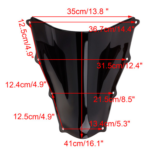 2003-2006 Aprilia RSV1000 Windshield WindScreen Iridium Generic